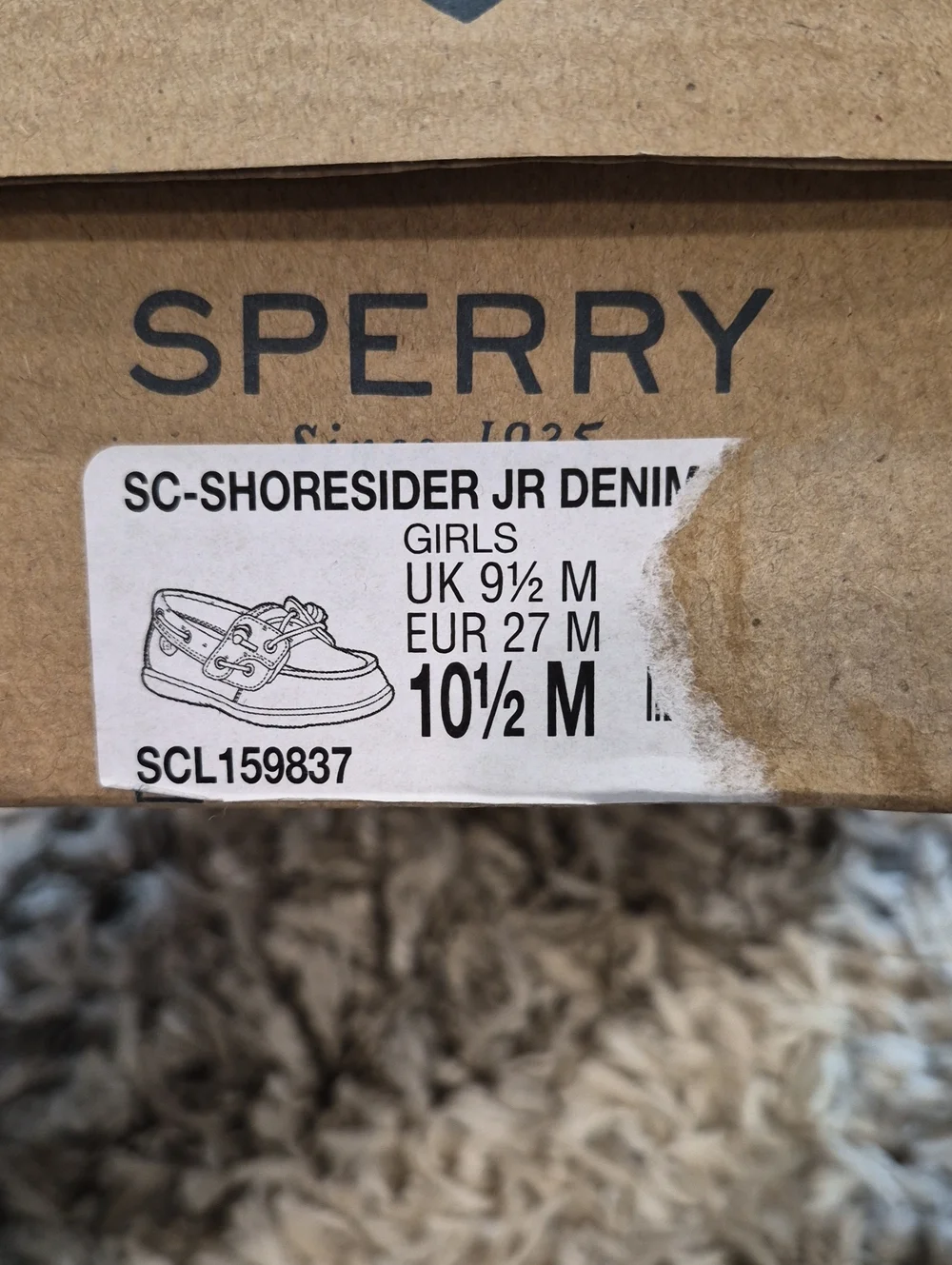 Sperry Polka Dot Shoresider Jr Boat Shoes